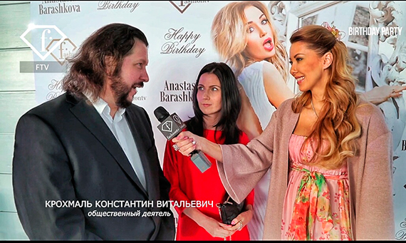 Константин Крохмаль на телеканале Fashion TV
